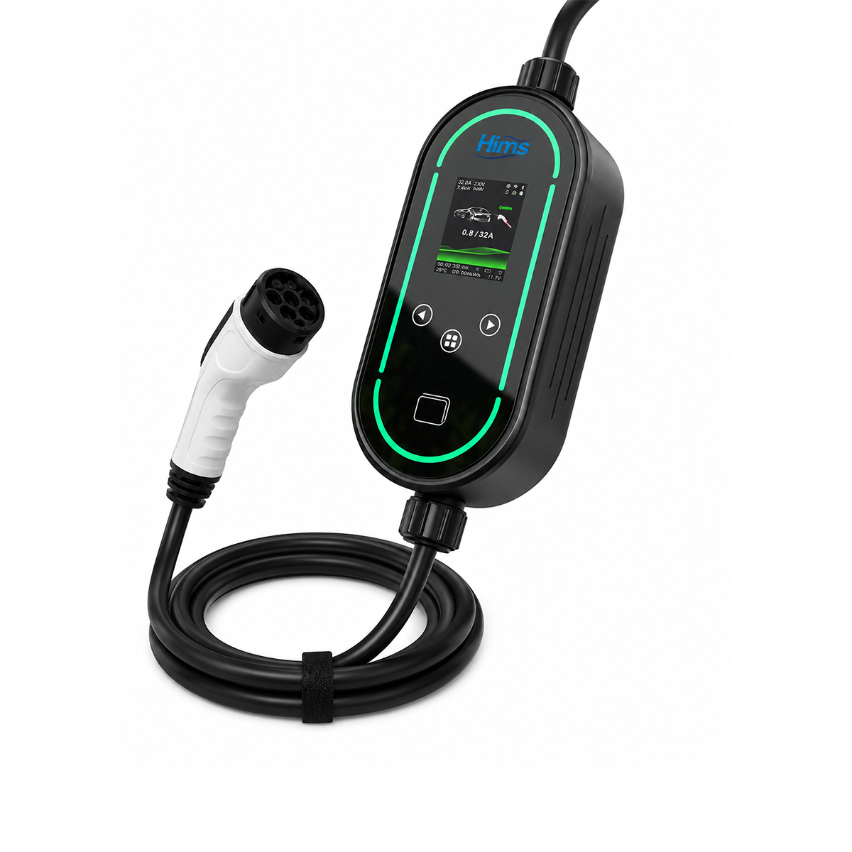 HIMS HCTK-11-PS-S 11 kW OCPP 1.6J Akıllı Taşınabilir Şarj Cihazı - Görsel 3