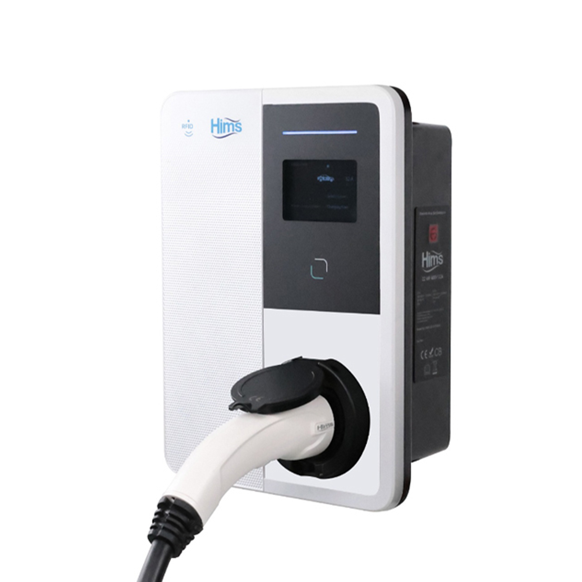 HIMS HEVC-22 22 kW Duvar Tipi AC Şarj İstasyonu - Görsel 2